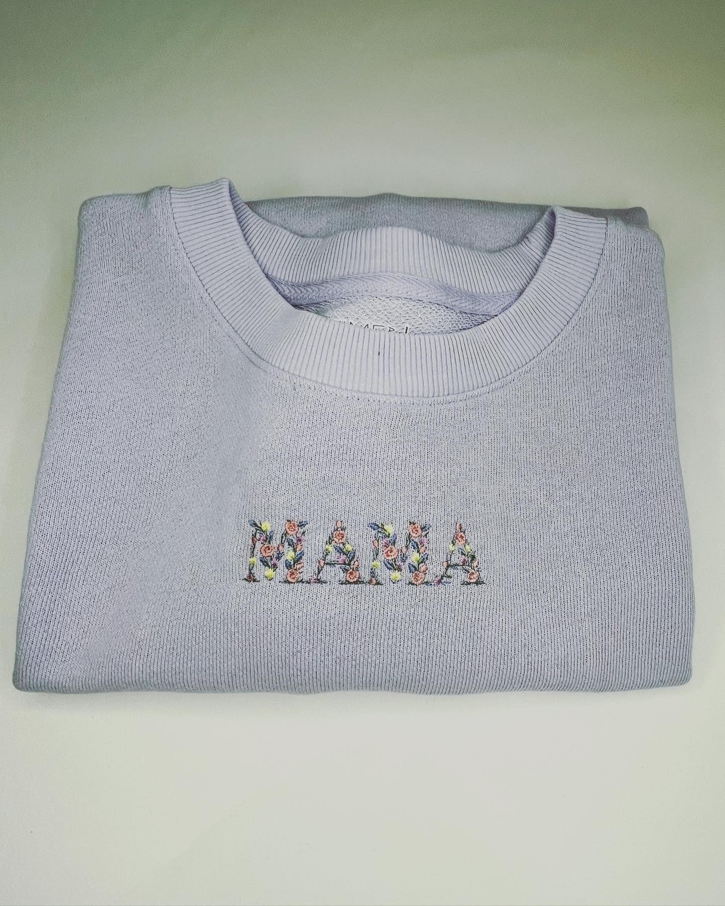 MAMA Crewneck Sweater Easter Colors