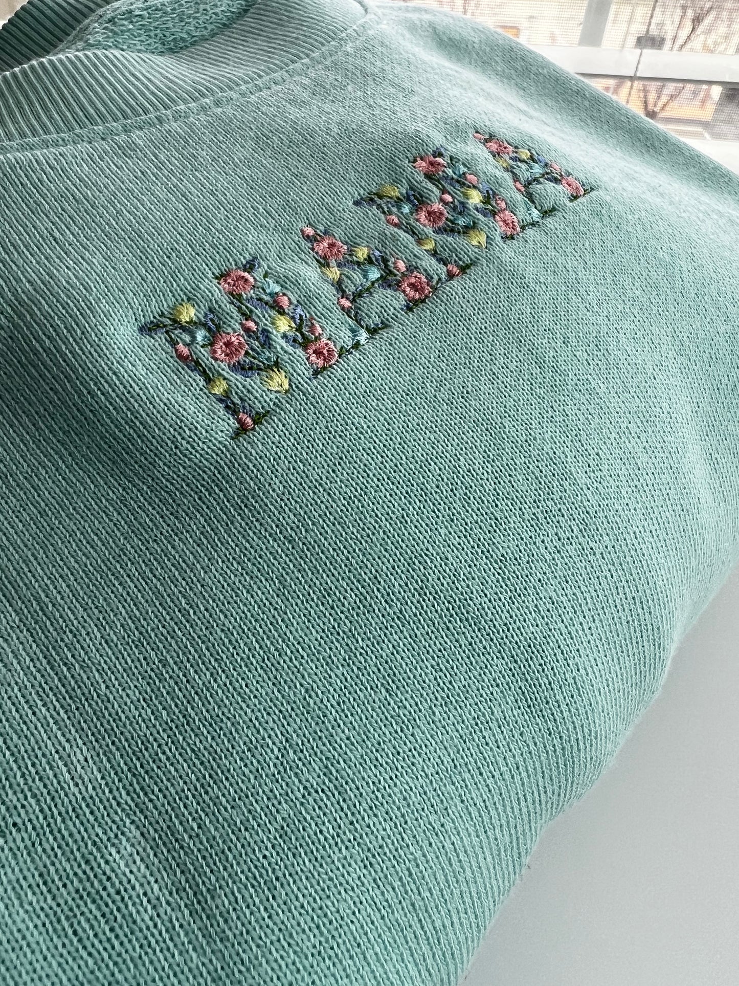 MAMA Crewneck Sweater Easter Colors