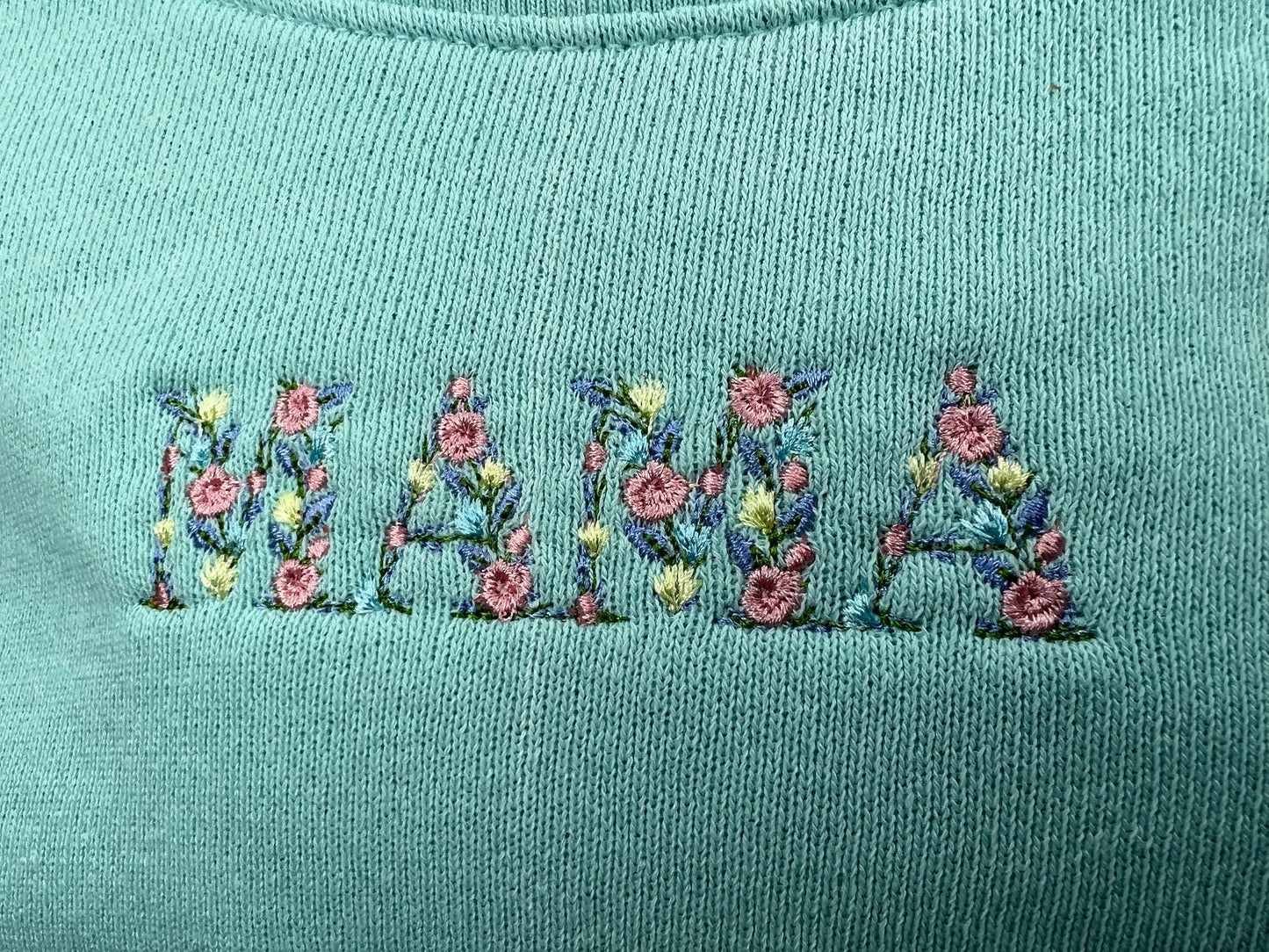 MAMA Crewneck Sweater Easter Colors